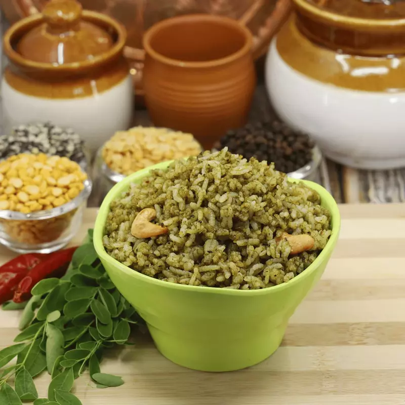 Moringo Leaf Instant Rice Mix Powder 100g Moringo Leaf Instant Rice Mix Powder 100g