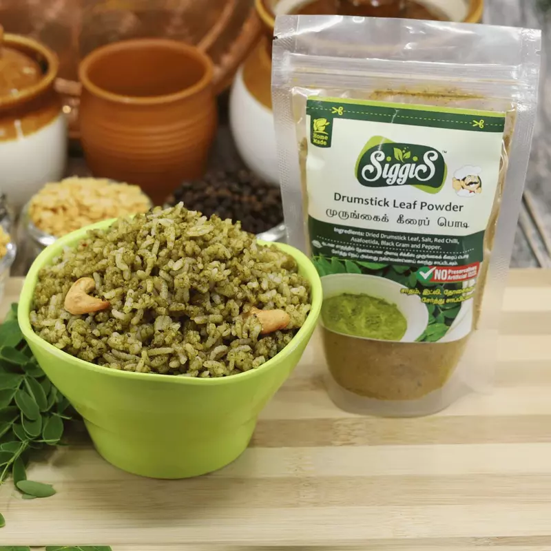Moringo Leaf Instant Rice Mix Powder 100g Moringo Leaf Instant Rice Mix Powder 100g