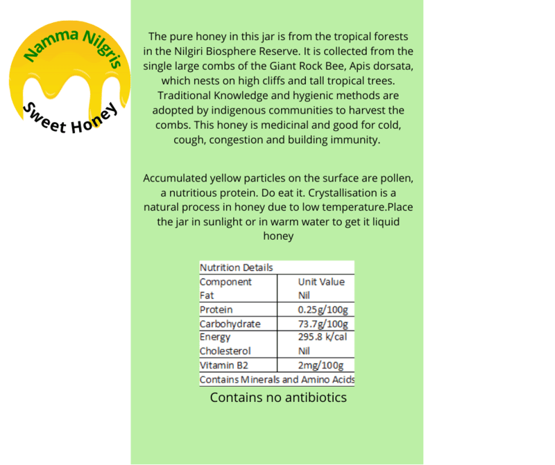 Wild Sweet Honey - 250 G Wild Sweet Honey - 250 G